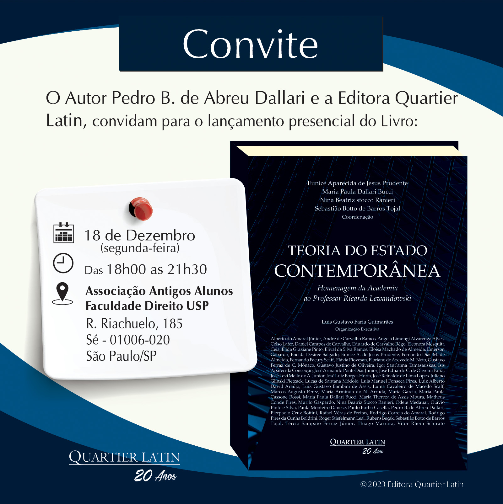 Convite teoria estado contemp indv Pedro B. de Abreu Dallari