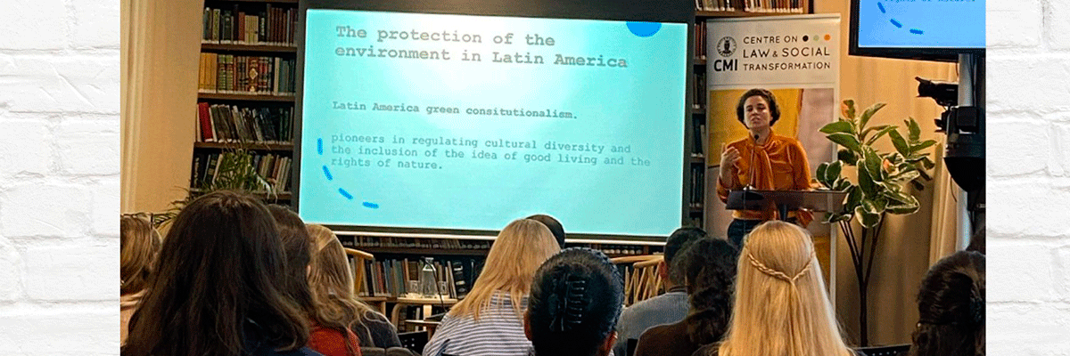 A profa. Danielle Hanna Rached (IRI-USP) participou de diversas atividades acadêmicas na University of Bergen/Noruega, no mês de abril