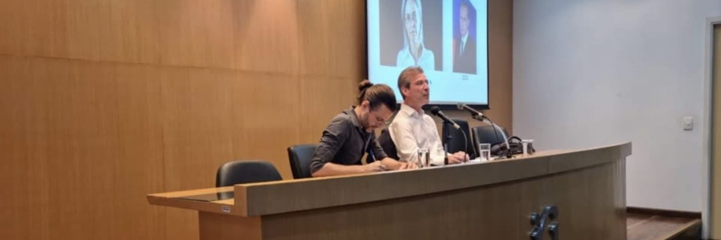 No dia 7 de abril, o IRI-USP recebeu o embaixador da Áustria no Brasil, Andreas Stadler, para a palestra do programa de seminários da pós-graduação - Foto: Facebook - Embaixada da Áustria