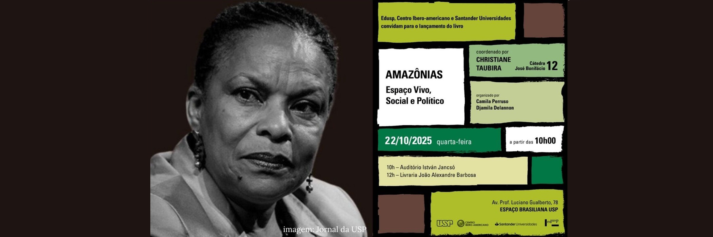 Cerimônia de lançamento do livro Amazônias: Espaço Vivo, Social e Político - 22.10 às 10h