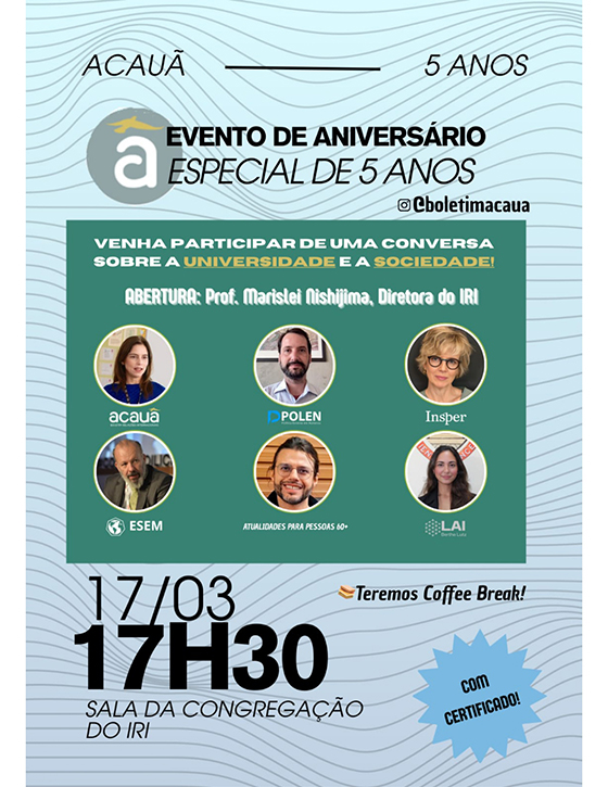 folheto seminario Acauan